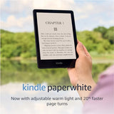 Amazon Kindle Paperwhite 11th Generation, Warm Light 8GB, 6.8 inch Touch, Black