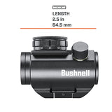 Bushnell Trophy TRS-25 Red Dot Sight Riflescope, 1x20mm, Black