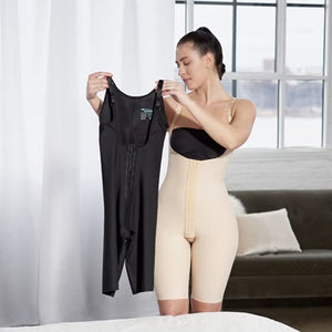 MARENA Post Surgical Compression Girdle, High-Back - L, Black (Open Box)