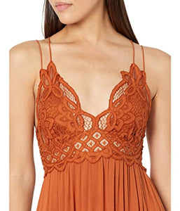 Free People Adella Slip Ochre XS