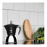 Bialetti - Moka Induction Pot for all Types of Hobs, 4 Cups Espresso (5.7 Oz), Black