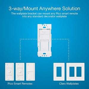 Lutron P-PKG1WS-WH Caseta Smart Switch Kit with Remote - White