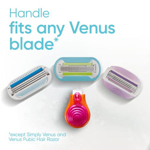 Gillette Venus Mini Extra Smooth Razors for Women, Includes 1 Venus Mini Razor, 1 Razor Blade Refill, 1 Travel Case