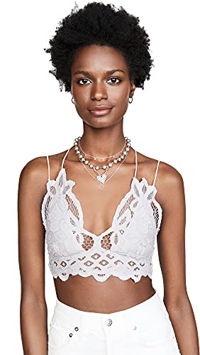 Free People Women's Adella Bralette, Light Grey, M