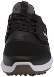 PUMA GOLF Men's Ignite Poweradapt Caged Golf Shoes, Black, US Size: 7 (Wide)