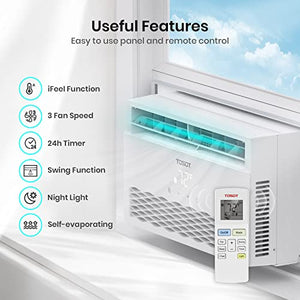 TOSOT 10,000 BTU Window Air Conditioner - Bedroom, Living Room 450 sq. ft. White