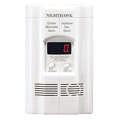 Kidde Nighthawk Carbon Monoxide Detector & Propane, Natural, & Gas Detector