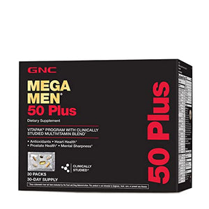 GNC Mega Men 50 Plus Vitapak - 30 Count