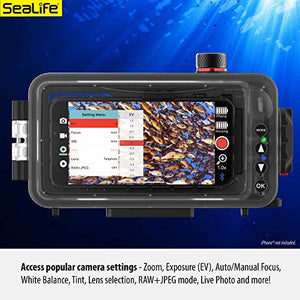 SeaLife Underwater Smartphone Scuba Case – Dive to 130’, Waterproof Photography, Access Camera Controls, Leak Alarms, Fits Most Phones (Without Light)