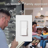 Lutron Diva LED+ WHITE Dimmer for LED, Fluorescent, Incandecent DVWCL-153PH-WH