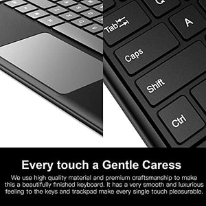 UOGIC Keyboard Cover for Microsoft Surface Pro - Wireless, Lightweight, Black