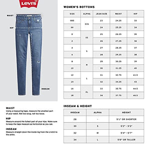 Levi's® Womens 311 Shaping Skinny Soft Black 31 28