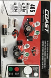 Coast Tri-color Focusing Headlamps FL74, Set of 2 - NEW