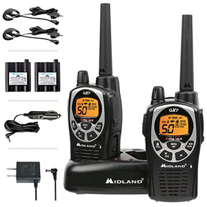 Midland GXT1000VP4 2-Pk 36-Mile 50-Channel FRS/GMRS Two-Way Radio (Pair)