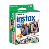 Fujifilm INSTAX Wide 300 Camera and 2 x Instax Wide Film Twin Pack - 40 Sheets