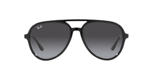 Ray-Ban RB4376 Pilot Sunglasses, Black/Grey Gradient, 57 mm