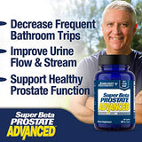 Super Beta Prostate Advanced Prostate Supplement for Men – Reduce Bathroom Trips, Promote Sleep, Support Urinary Health & Bladder Emptying. Beta Sitosterol not Saw Palmetto. (60 Caplets, 1-Bottle)