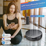 Robot Vacuum and Mop Combo, WiFi/App/Alexa, Robotic Vacuum Cleaner with Schedule, 2 in 1 Mopping Robot Vacuum with Watertank and Dustbin, Self-Charging, Slim, Ideal for Hard Floor, Pet Hair, Carpet