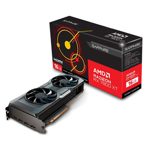 USED Sapphire AMD Radeon 7800XT Gaming 16GB GDDR6 PCI-Express Gaming Graphics Card (21330-01-20G)