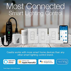Lutron P-PKG1WS-WH Caseta Smart Switch Kit with Remote - White