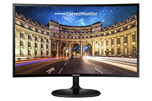 ULN - Samsung CF390 Series 27 inch FHD 1920x1080 Curved Desktop Monitor for Business, HDMI, VGA, VESA mountable, 3-Year Warranty, TAA (C27F390FHN), Black