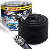 Pocket Hose Silver Bullet 100 Feet Lightweight Expanding Water House Lead Free