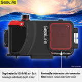 SeaLife Underwater Smartphone Scuba Case – Dive to 130’, Waterproof Photography, Access Camera Controls, Leak Alarms, Fits Most Phones (Without Light)