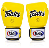 Fairtex Muay Thai Boxing Gloves. BGV1-BR Breathable Gloves. Color: Red, White, Blue, Pink, Yellow, Black Size: 8oz 10oz 12oz 14oz 16oz. Training, Sparring Gloves for Boxing, Kick Boxing, MMA