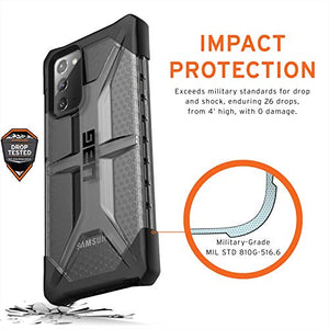 Urban Armor Gear UAG Compatible with Samsung Galaxy Note20 5G Case [6.7-inch Screen] Rugged Lightweight Slim Shockproof Transparent Plasma Protective Cover, Ice