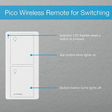 Lutron P-PKG1WS-WH Caseta Smart Switch Kit with Remote - White