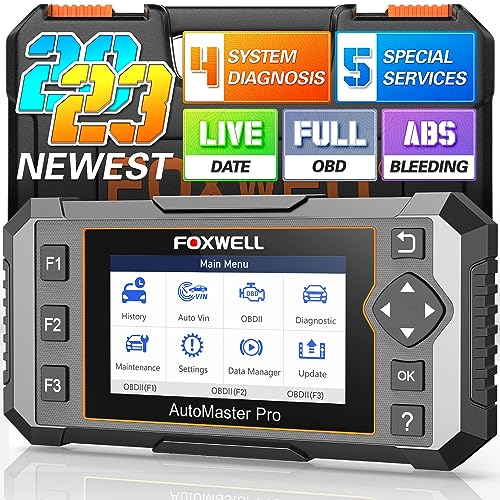 FOXWELL NT614 Elite OBD2 Scanner Diagnostic Tool ABS Bleeding Oil EPB SRS - 5 Resets