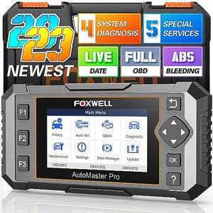 FOXWELL NT614 Elite OBD2 Scanner Diagnostic Tool ABS Bleeding Oil EPB SRS - 5 Resets