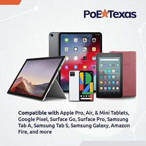 PoE Texas PoE+ Power & Data Adapter for USB-C Device POS, Digital Signage & More