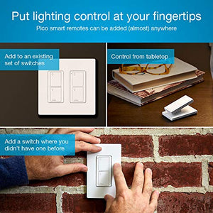 Lutron P-PKG1WS-WH Caseta Smart Switch Kit with Remote - White