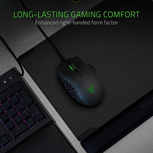 Razer Naga Trinity Gaming Mouse: 16,000 DPI Optical Sensor - Chroma RGB Lighting - Interchangeable Side Plate w/ 2, 7, 12 Button Configurations - Mechanical Switches