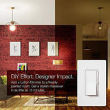 Lutron Diva LED+ WHITE Dimmer for LED, Fluorescent, Incandecent DVWCL-153PH-WH
