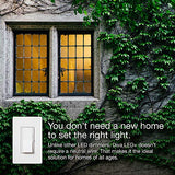 Lutron Diva LED+ WHITE Dimmer for LED, Fluorescent, Incandecent DVWCL-153PH-WH