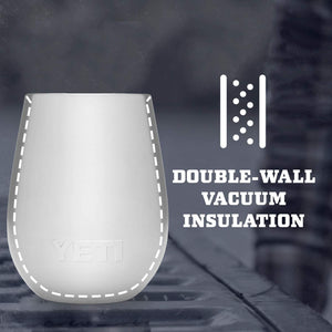 YETI Rambler 10 oz Wine Tumbler, Vacuum Insulated, Stainless Steel with MagSlider Lid, Prickly Pear