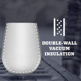 YETI Rambler 10 oz Wine Tumbler, Vacuum Insulated, Stainless Steel with MagSlider Lid, Prickly Pear