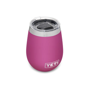 YETI Rambler 10 oz Wine Tumbler, Vacuum Insulated, Stainless Steel with MagSlider Lid, Prickly Pear