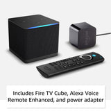 Amazon Fire TV Cube, Hands-free streaming device with Alexa, Wi-Fi 6E, 4K Ultra HD