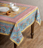 Maison d' Hermine Table Cloth - 100% Cotton 60"x108" - Washable, Rectangular