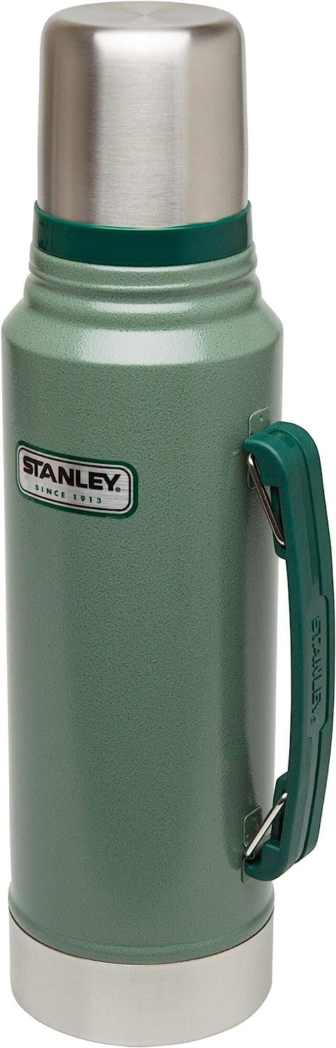 Stanley Classic Stainless Steel Thermos 24 Hours Cold & Hot Beverages 1 Liter