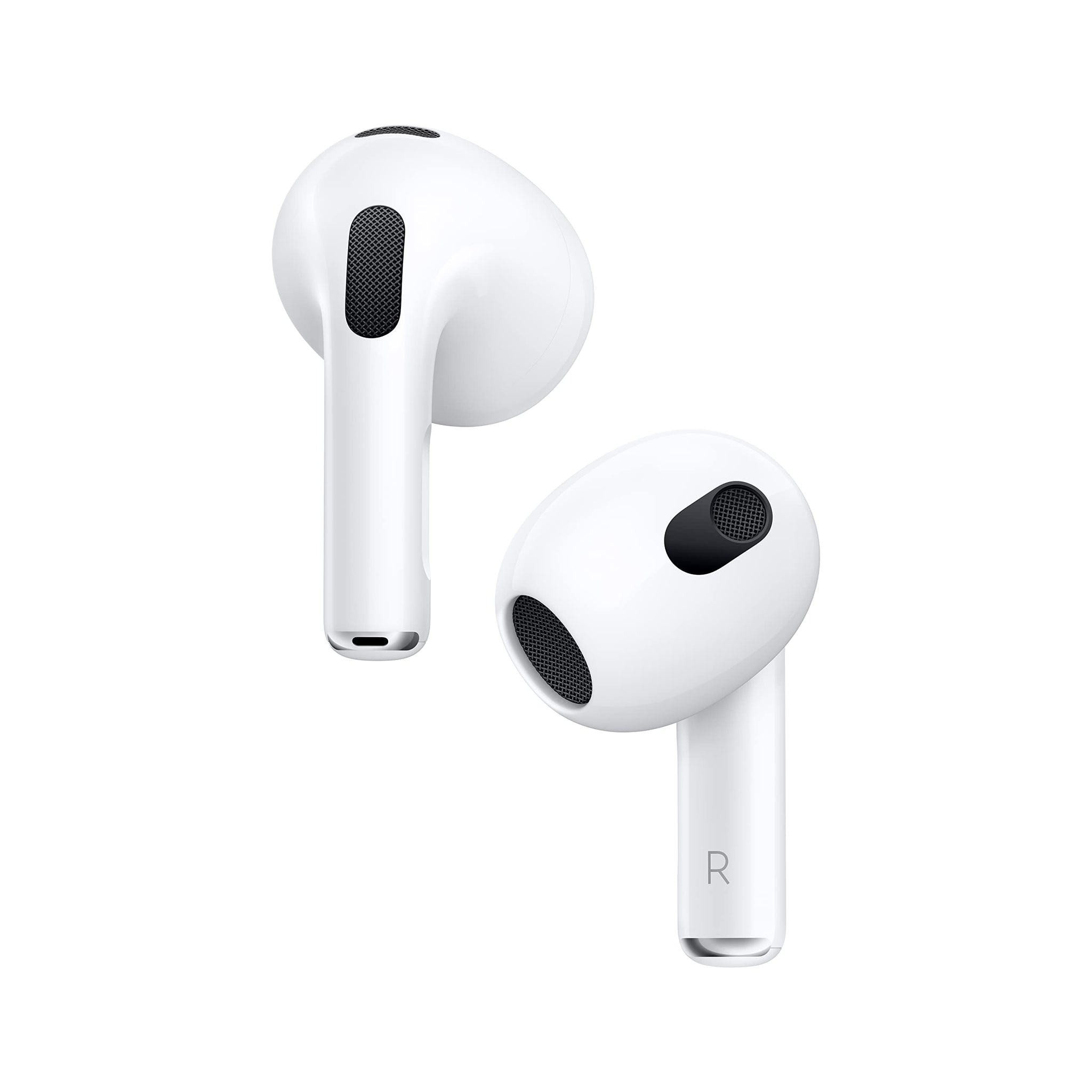 ULN - Apple AirPods (3rd Generation) Wireless Ear Buds, Bluetooth Headphones, Personalized Spatial Audio, Sweat and Water Resistant, Lightning Charging Case Included, Up to 30 Hours of Battery Life