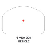 ULN - Bushnell RXS100 Reflex Sight, Red Dot Sight with 4 MOA and 8 Brightness Settings, Durable with Long Battery Life