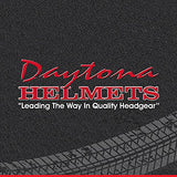 Daytona Helmets Half Skull Cap Motorcycle Helmet – DOT Approved [XL] [W/ Visor]