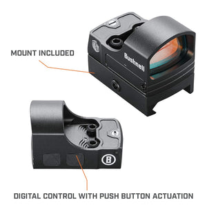 ULN - Bushnell RXS100 Reflex Sight, Red Dot Sight with 4 MOA and 8 Brightness Settings, Durable with Long Battery Life