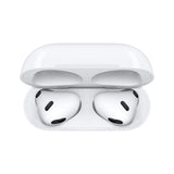 ULN - Apple AirPods (3rd Generation) Wireless Ear Buds, Bluetooth Headphones, Personalized Spatial Audio, Sweat and Water Resistant, Lightning Charging Case Included, Up to 30 Hours of Battery Life