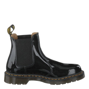 Dr. Martens Women's 2976 Patent Leather Chelsea Boot, Black, 8