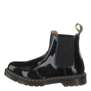 Dr. Martens Women's 2976 Patent Leather Chelsea Boot, Black, 8